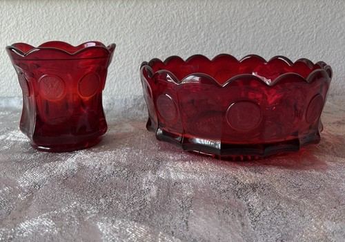 Vintage fostoria ruby red - vintage,
