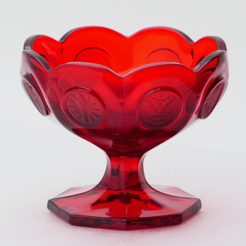 Fostoria coin glass - small, ruby