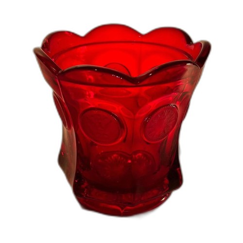 Fostoria ruby red coin - fostoria,