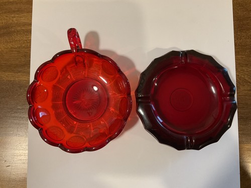Fostoria ruby red glass - fostoria,
