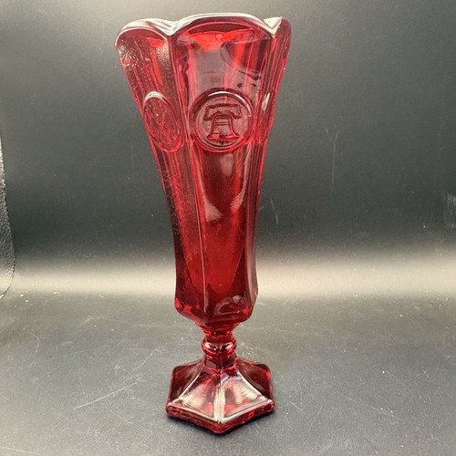 Fostoria ruby red coin glass - fostoria,