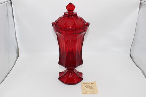 Fostoria ruby red coin - ruby,