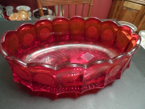 Fostoria ruby red - red, glass