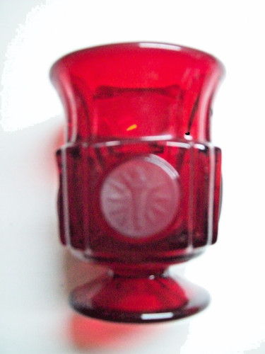 Vtg fostoria ruby - fostoria,