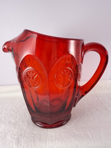 Fostoria elegant ruby red coin - fostoria,